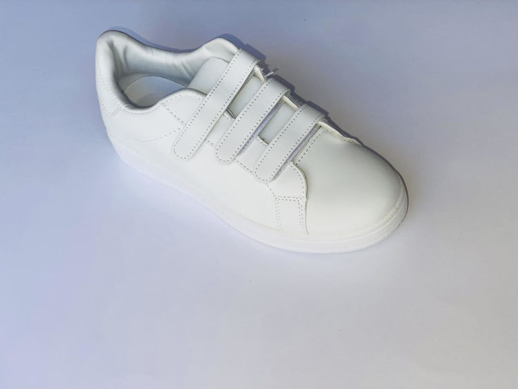 Picture of 1732 WHITE RUNNERS WITH VELCRO